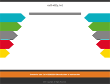 Tablet Screenshot of evil-kitty.net